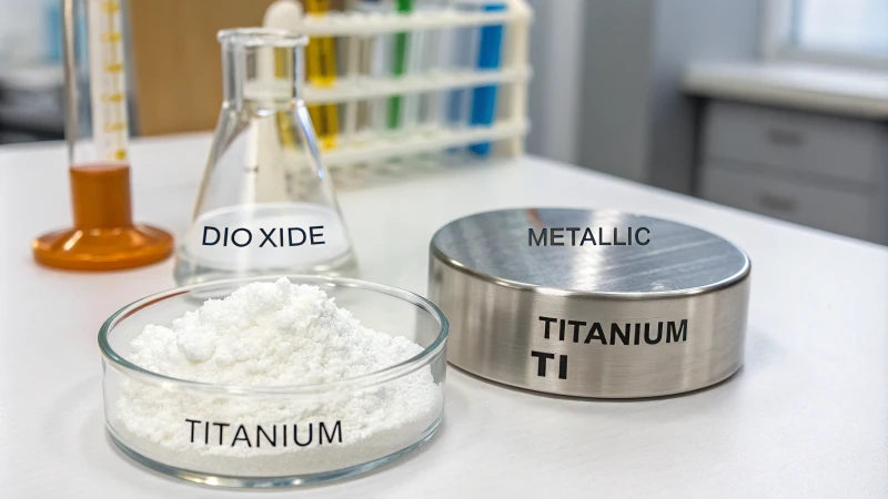 titanium samples laboratory