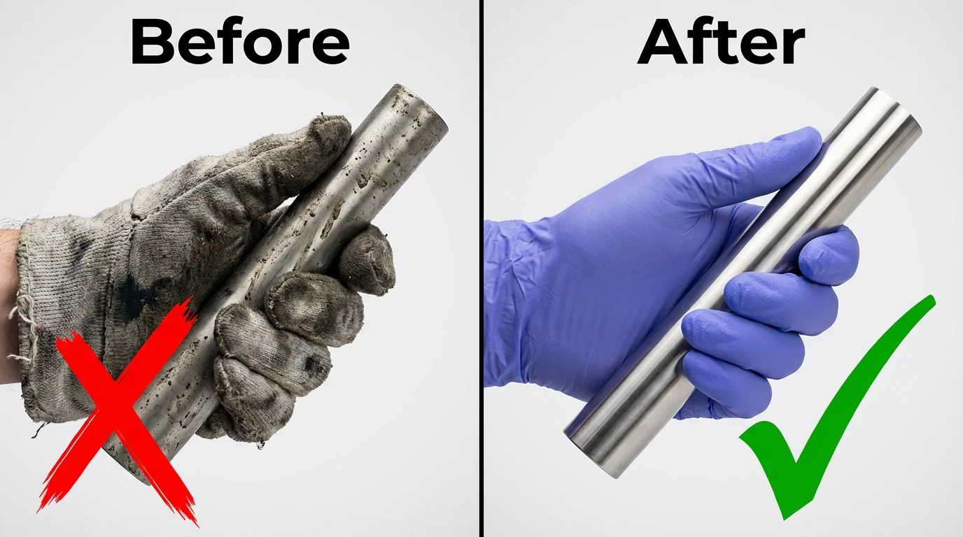 Mastering Titanium TIG Welding: The Ultimate Guide to Settings, Techniques, and Best Practices 2 Dedicated stainless steel wire brush and acetone for cleaning titanium base metal.