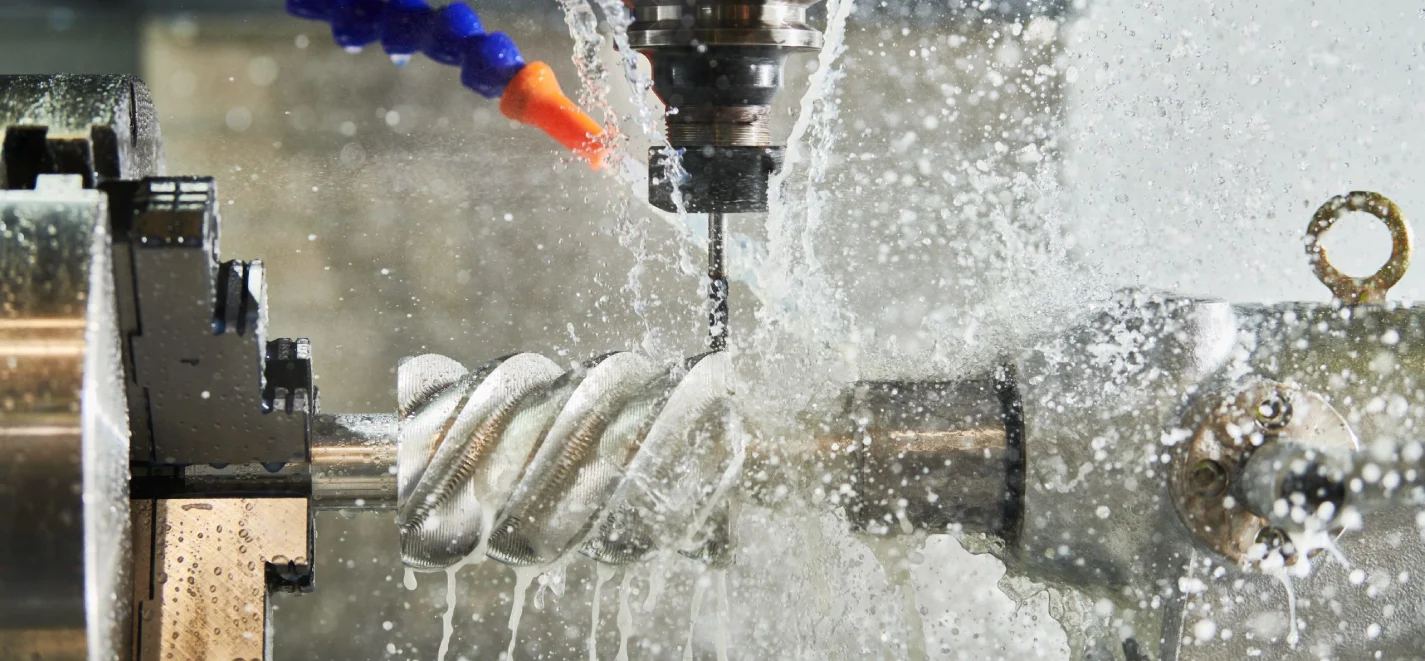5 Proven Tips for CNC Machining Titanium Without Breaking Tools 2 High-pressure coolant blasting at the cutting edge to remove titanium chips.