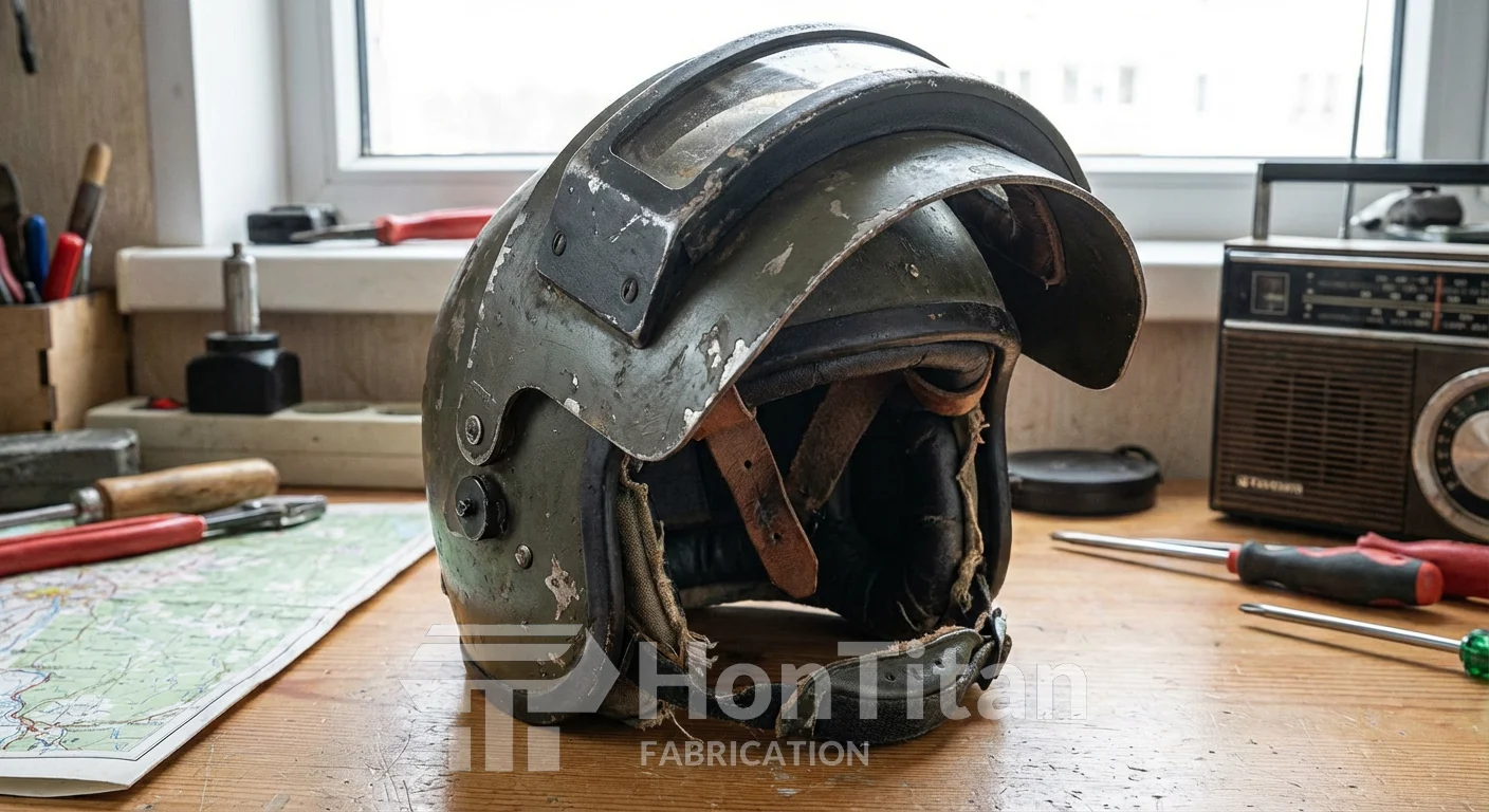 Is Titanium Bulletproof? The Myth, The Science, and Reality 4 Real life Russian Altyn titanium helmet with bulletproof face shield used by special forces.