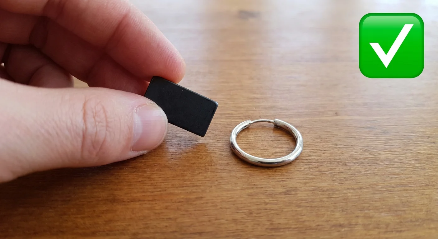 Is Titanium Hypoallergenic? The Truth About Metal Allergies & Implant Grade Jewelry 5 Magnet test for titanium jewelry non-magnetic