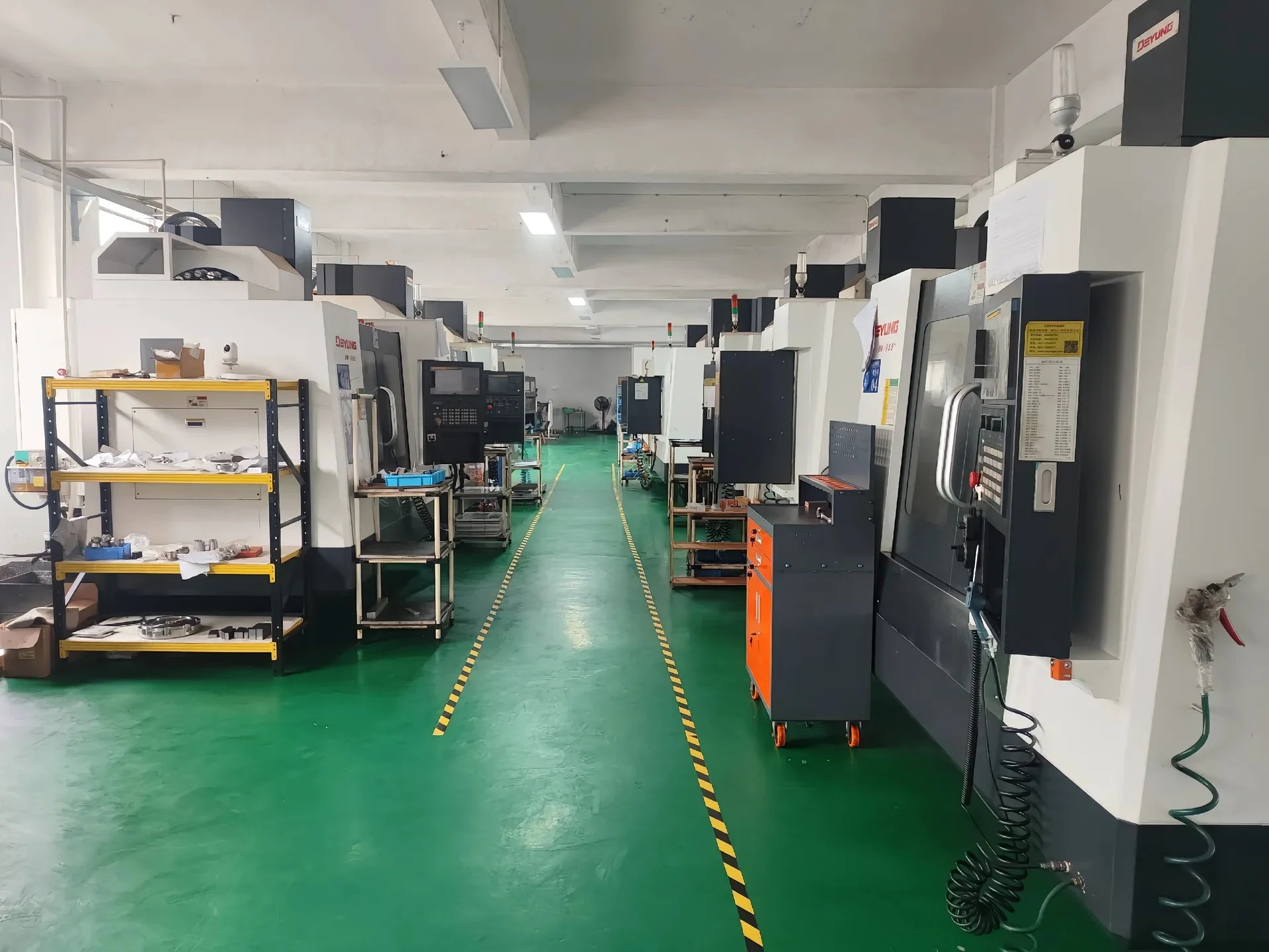 5 axis cnc titanium machining facility