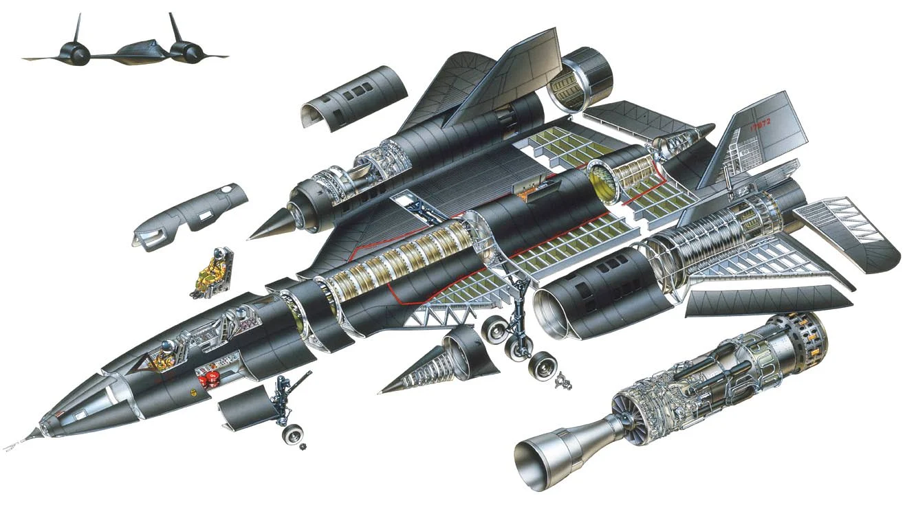 How Strong Are Titanium Sheets? A Complete Guide to Titanium Sheet Strength (All Grades) 1 Titanium sheet metal in aerospace application - SR-71 Blackbird aircraft structure showing titanium's role in high-stress environments