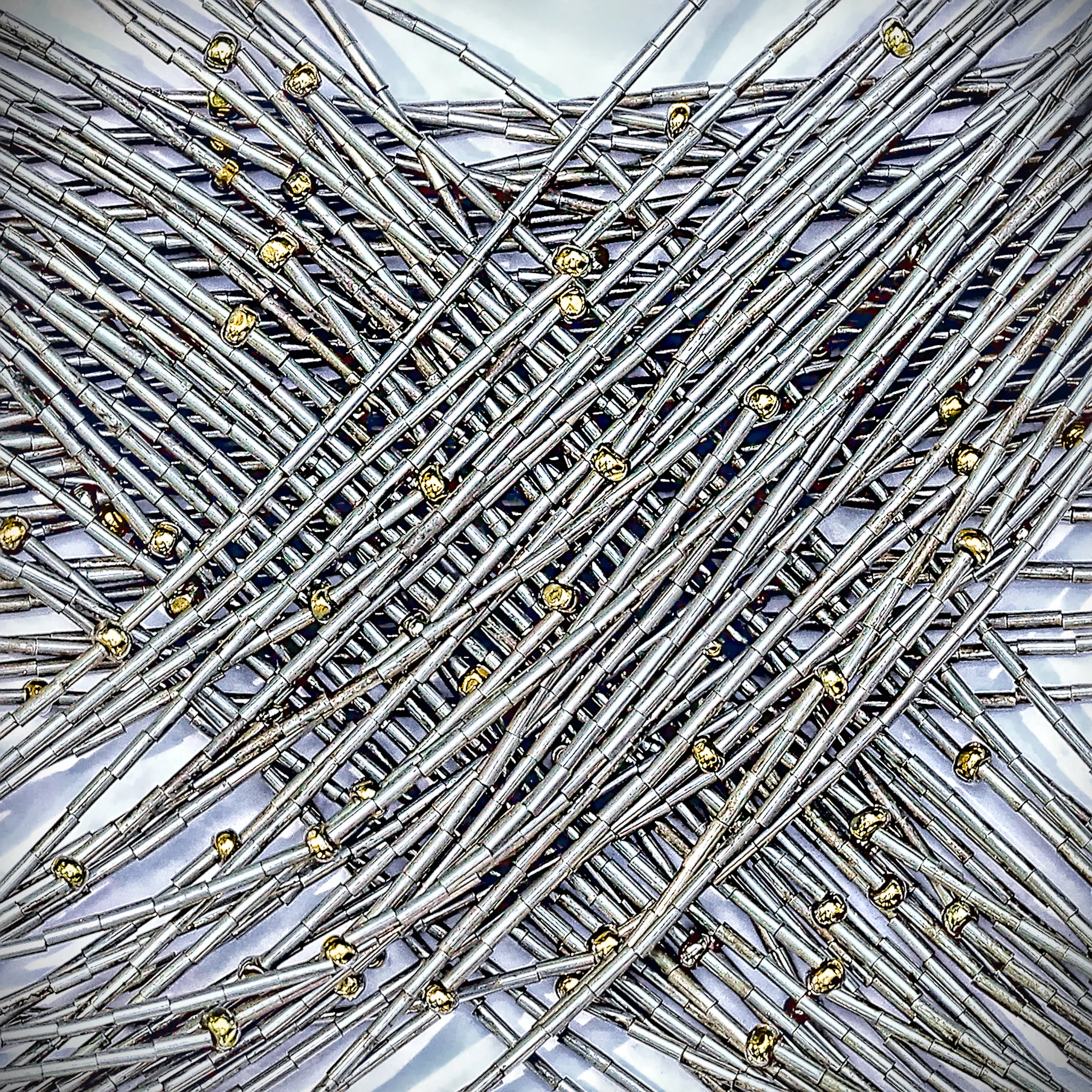 Is Titanium Safe for Sensitive Skin? What Actually Makes It Different (And Why It Won’t Tarnish) 3 Tarnished liquid silver necklace showing dark sulfide buildup - contrast with non-tarnishing titanium surface